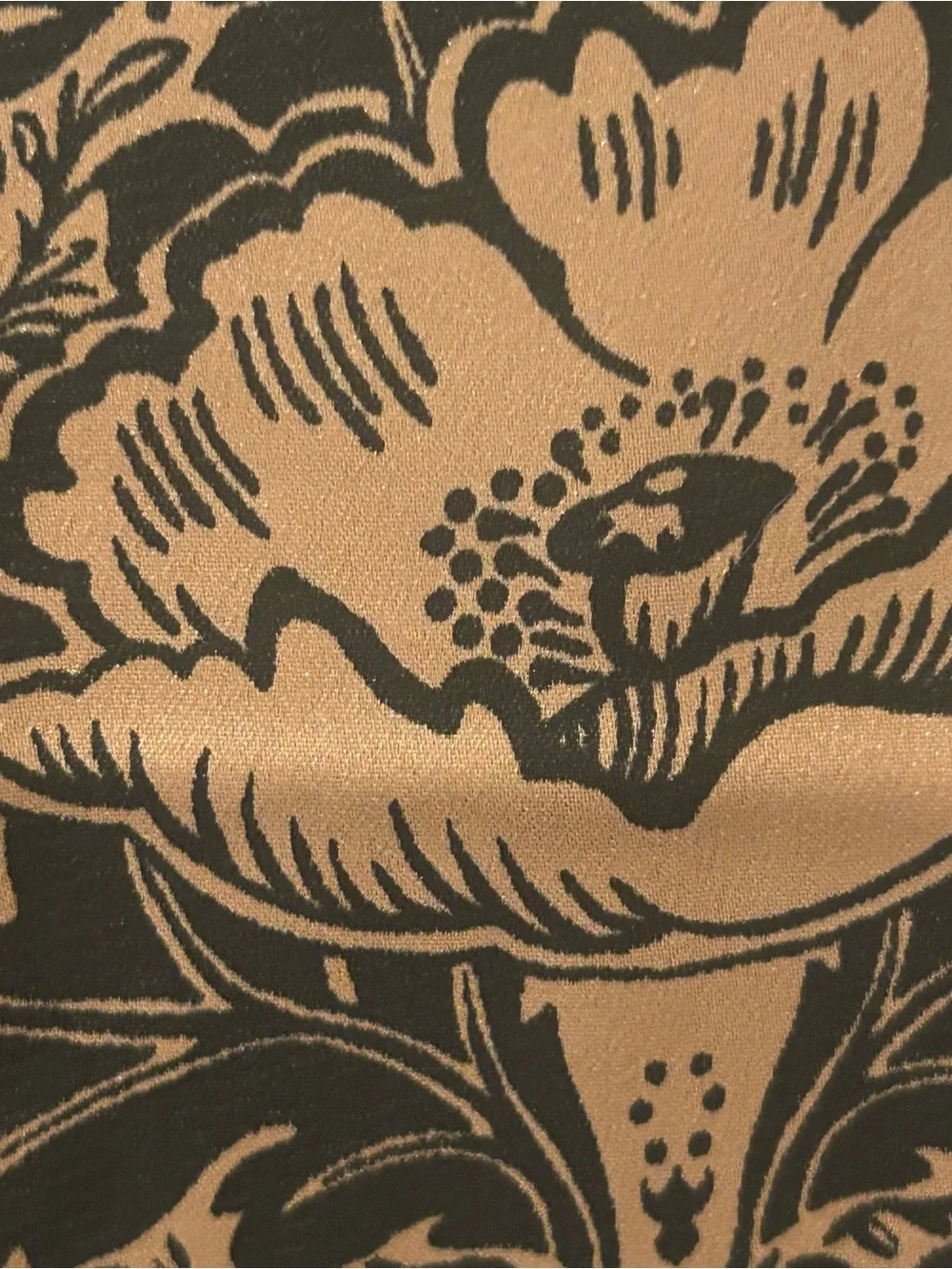 Long-sleeved William Morris-inspired button-down blouse - Picture 5 of 8